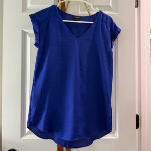 Universal Thread Blue Cap Sleeve Relaxed Blouse